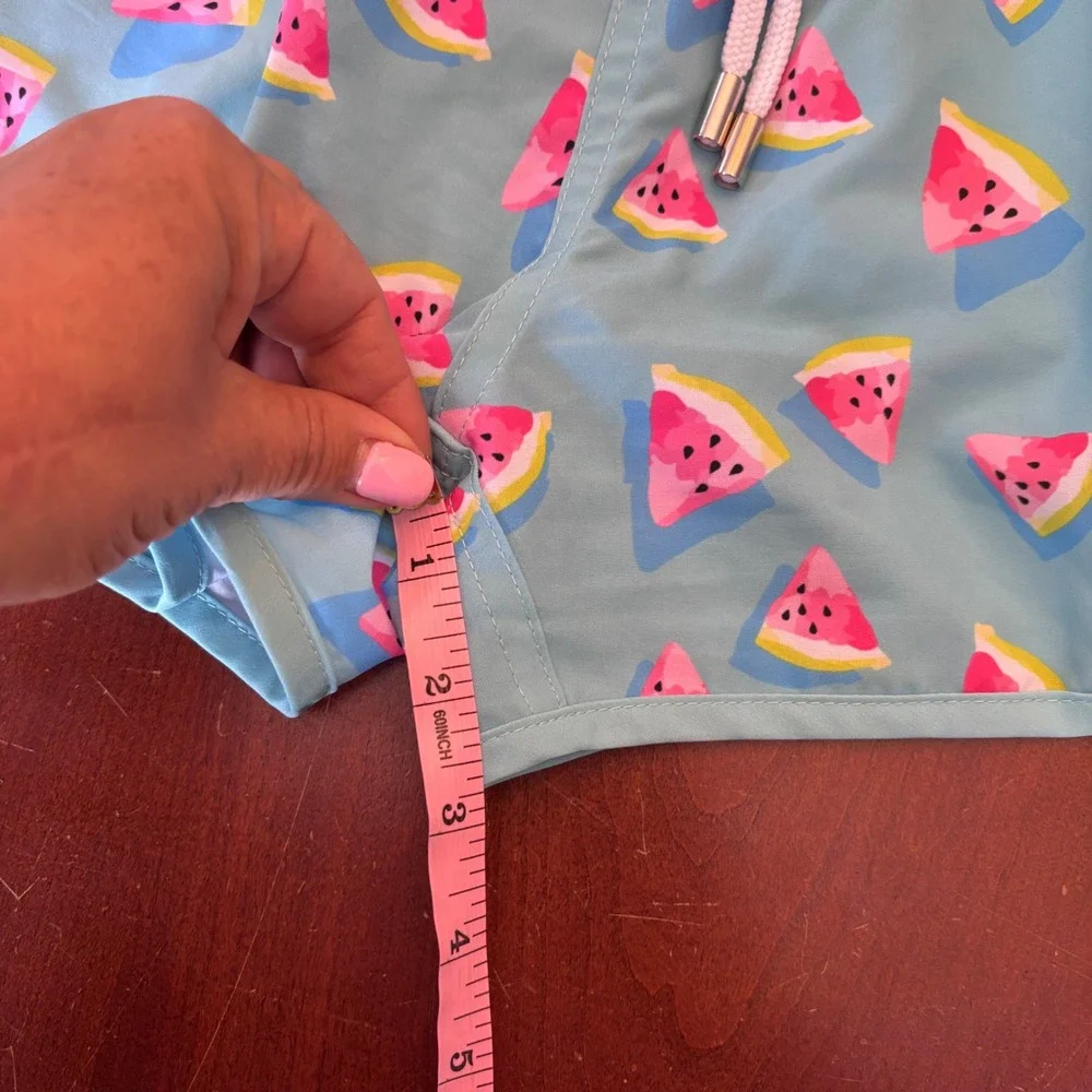 Franks Australia Melon Sky | Mens L | Short Fit | Watermelon Print Swim Trunks‎